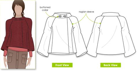 dolman sleeve jacket pattern.